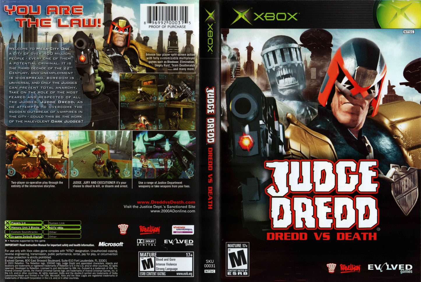 Judge Dredd Dredd vs. Death Cover Art - WOI Solutions