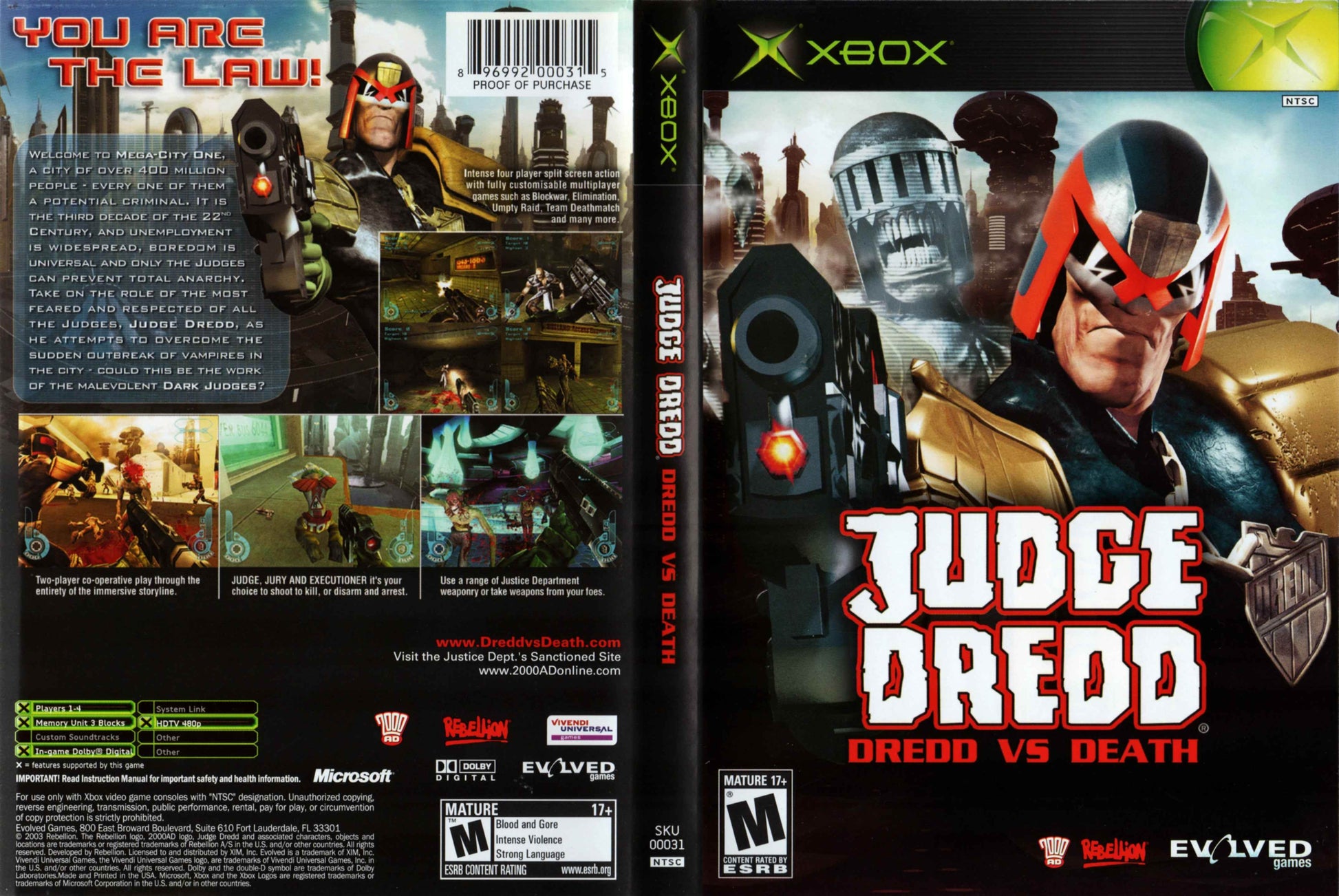 Judge Dredd Dredd vs. Death Cover Art - WOI Solutions