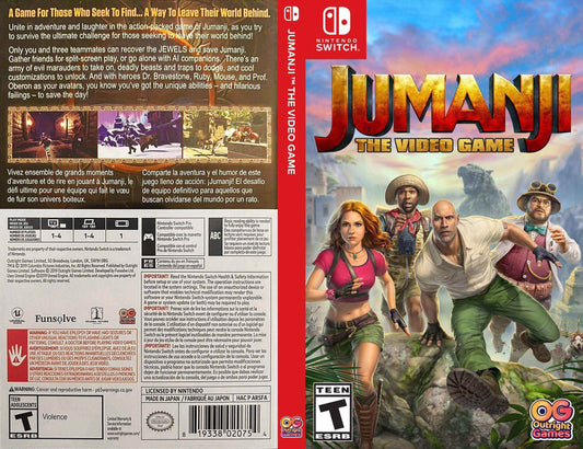 Jumanji The Video Game Cover Art - WOI Solutions