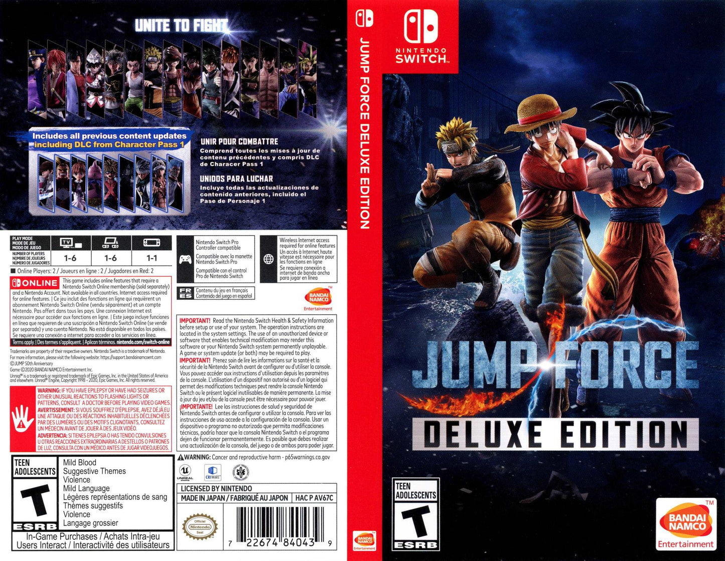 Jump Force Deluxe Edition