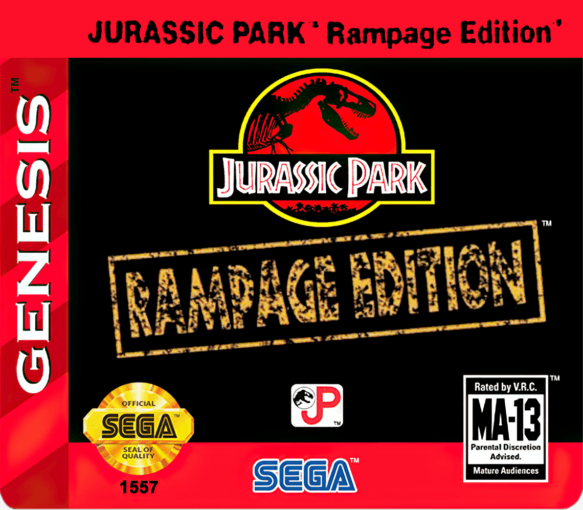 Jurassic Park - Rampage Edition Cover Art - WOI Solutions