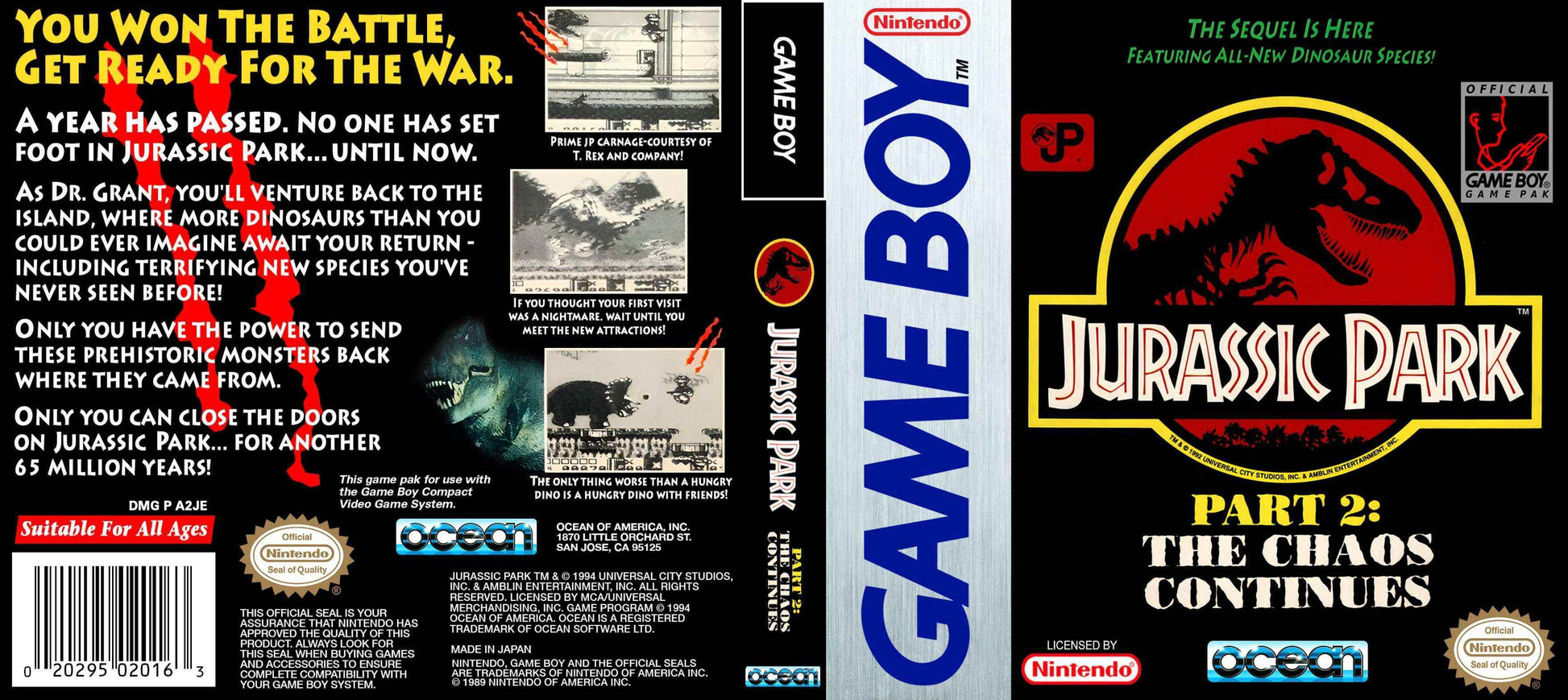 Jurassic Park 2 The Chaos Continues Cover Art - WOI Solutions