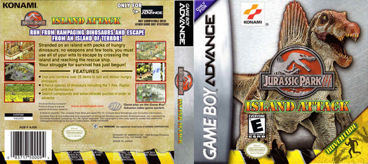 Jurassic Park III Island Attack Cover Art - WOI Solutions