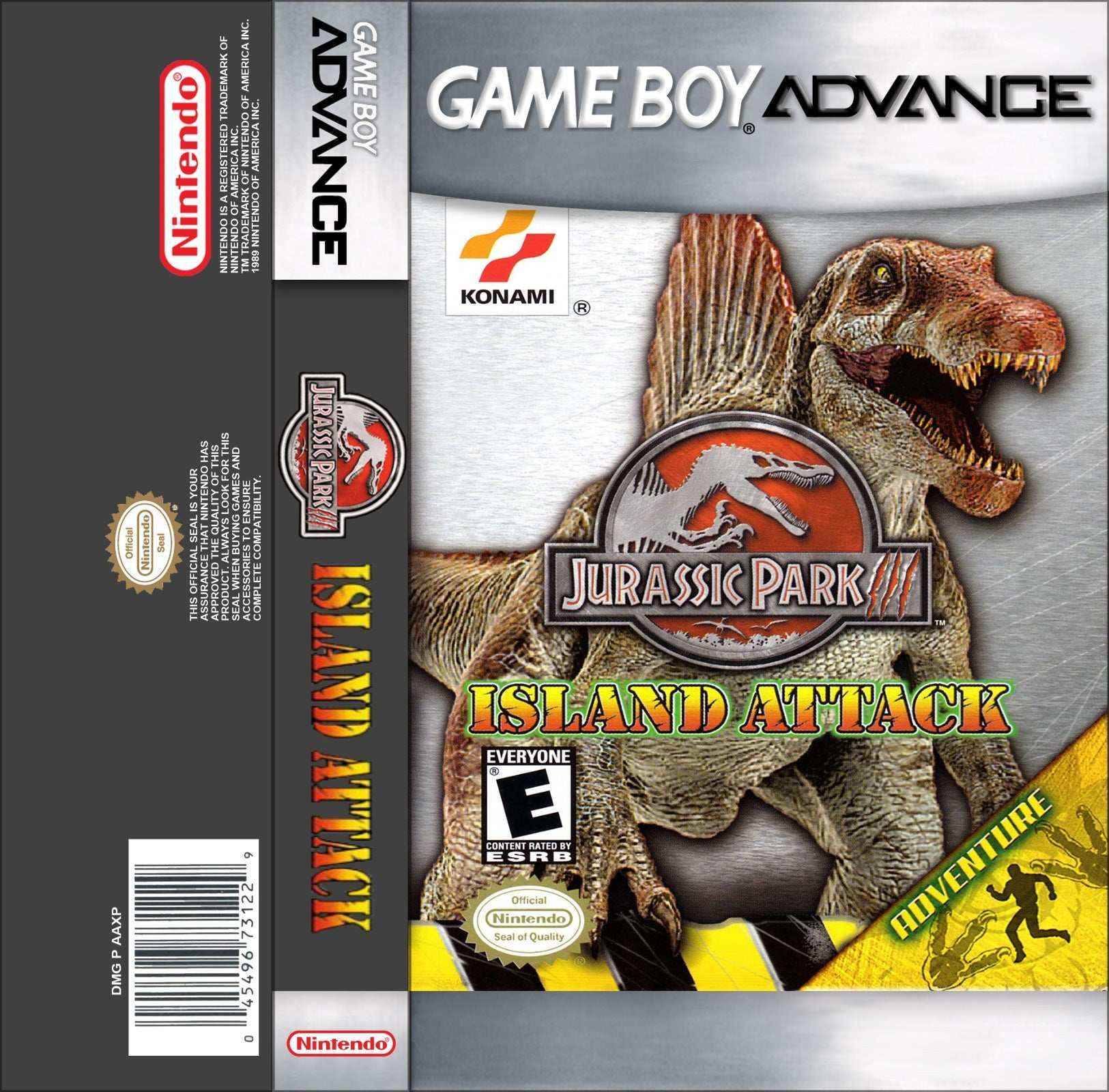Jurassic Park III Island Attack Cover Art - WOI Solutions