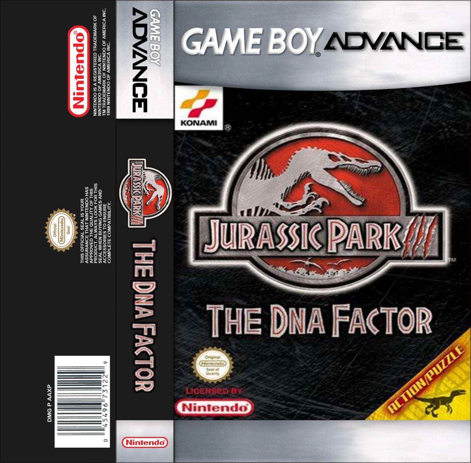Jurassic Park III The DNA Factor Cover Art - WOI Solutions