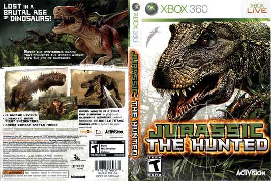 Jurassic The Hunted Cover Art - WOI Solutions