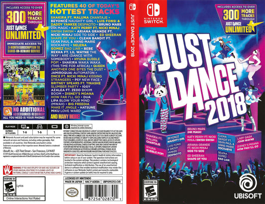 Just Dance 2018