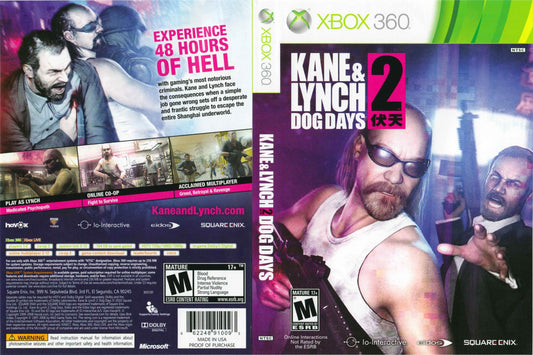 Kane & Lynch 2 Dog Days Cover Art - WOI Solutions