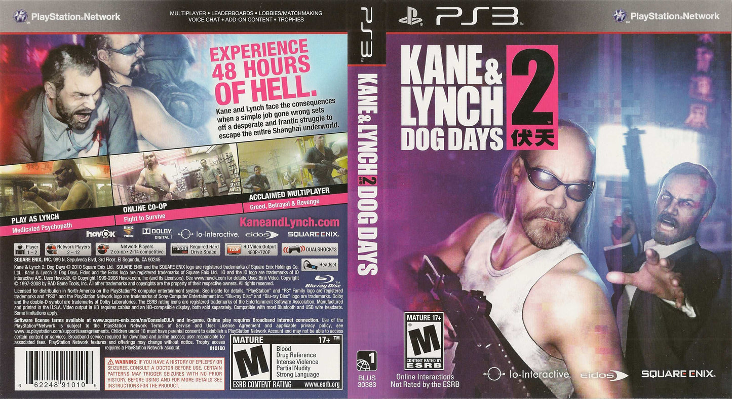 Kane & Lynch 2 Dog Days