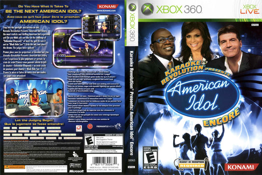 Karaoke Revolution Presents American Idol Encore Cover Art - WOI Solutions