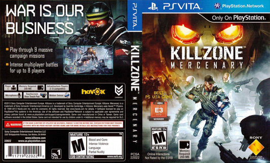 Killzone Mercenary Cover Art - WOI Solutions