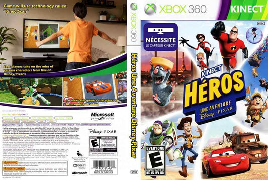 Kinect Heros Aventures Cover Art - WOI Solutions