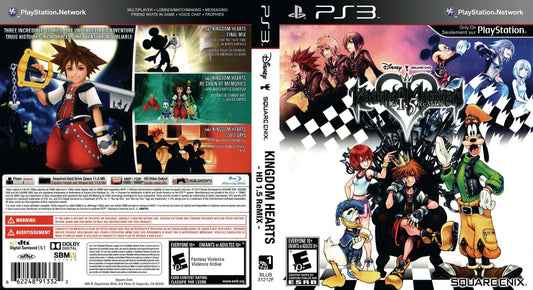 Kingdom Hearts HD 1.5 Remix Cover Art - WOI Solutions