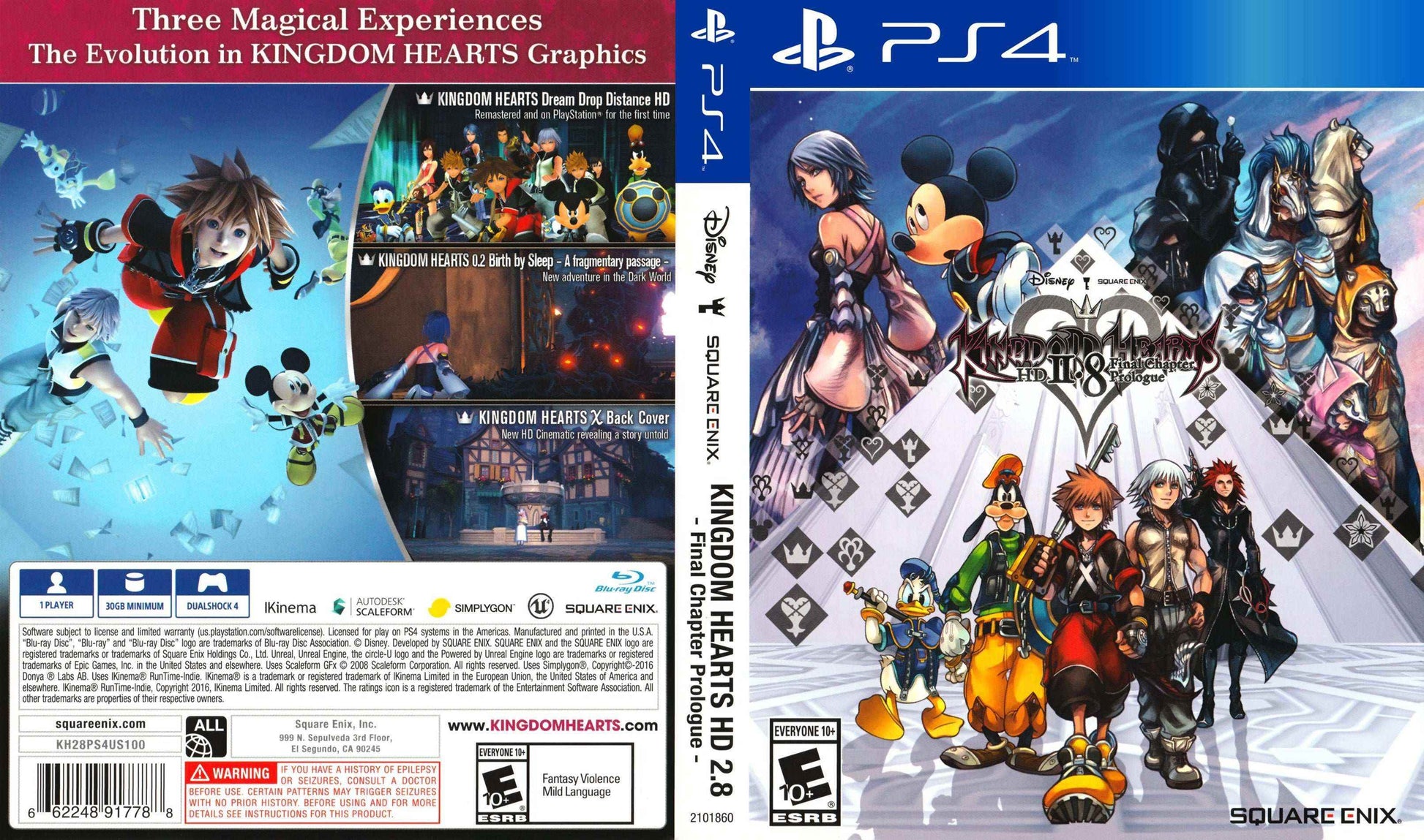Kingdom Hearts HD 2.8 Final Chapter Prologue Cover Art - WOI Solutions