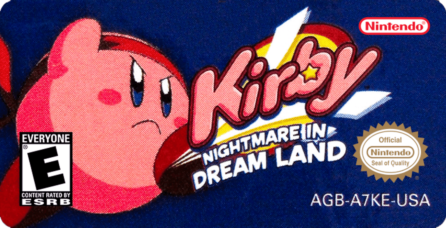 Kirby Nightmare in Dream Land Cover Art - WOI Solutions