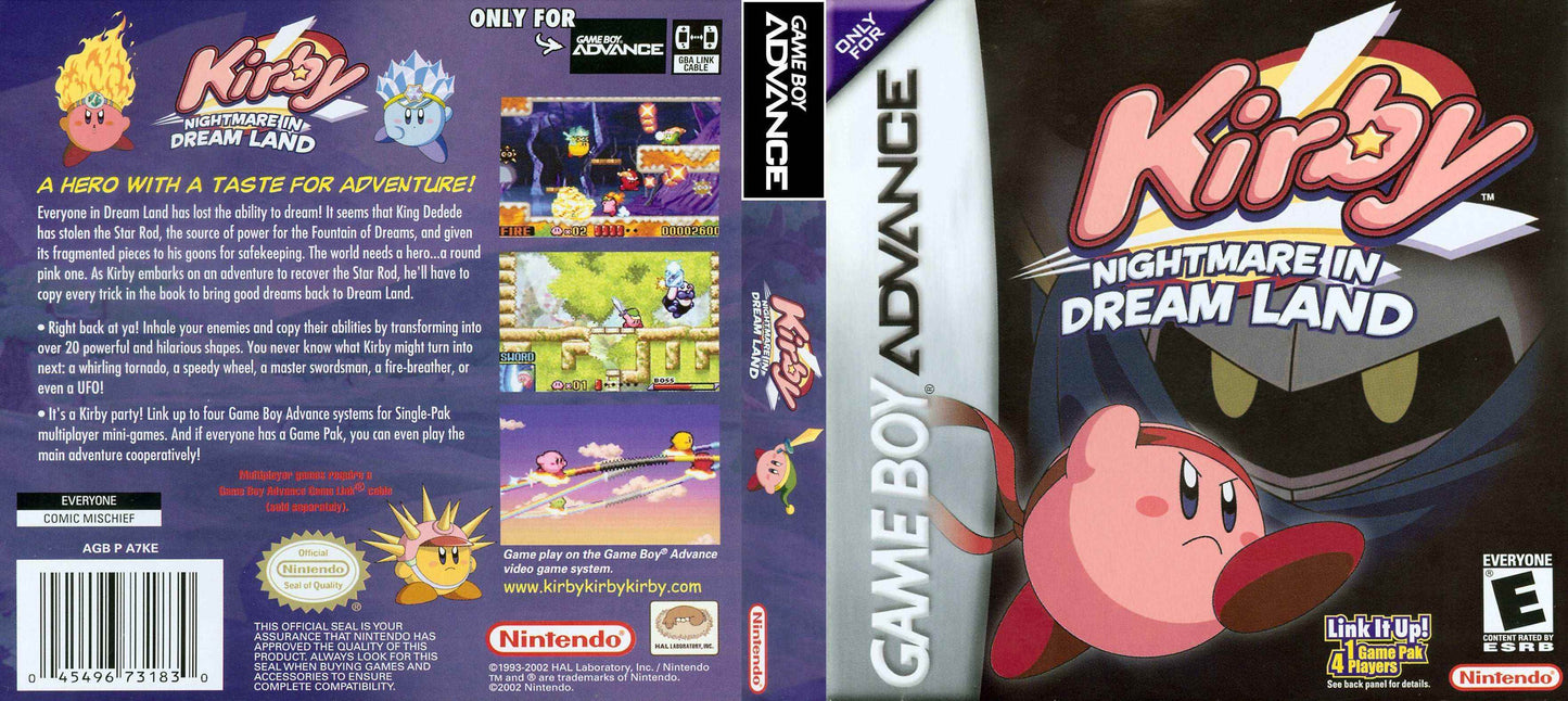 Kirby Nightmare in Dreamland Cover Art - WOI Solutions