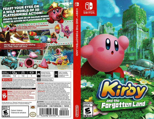 Kirby and the Forgotten Land Cover Art - WOI Solutions