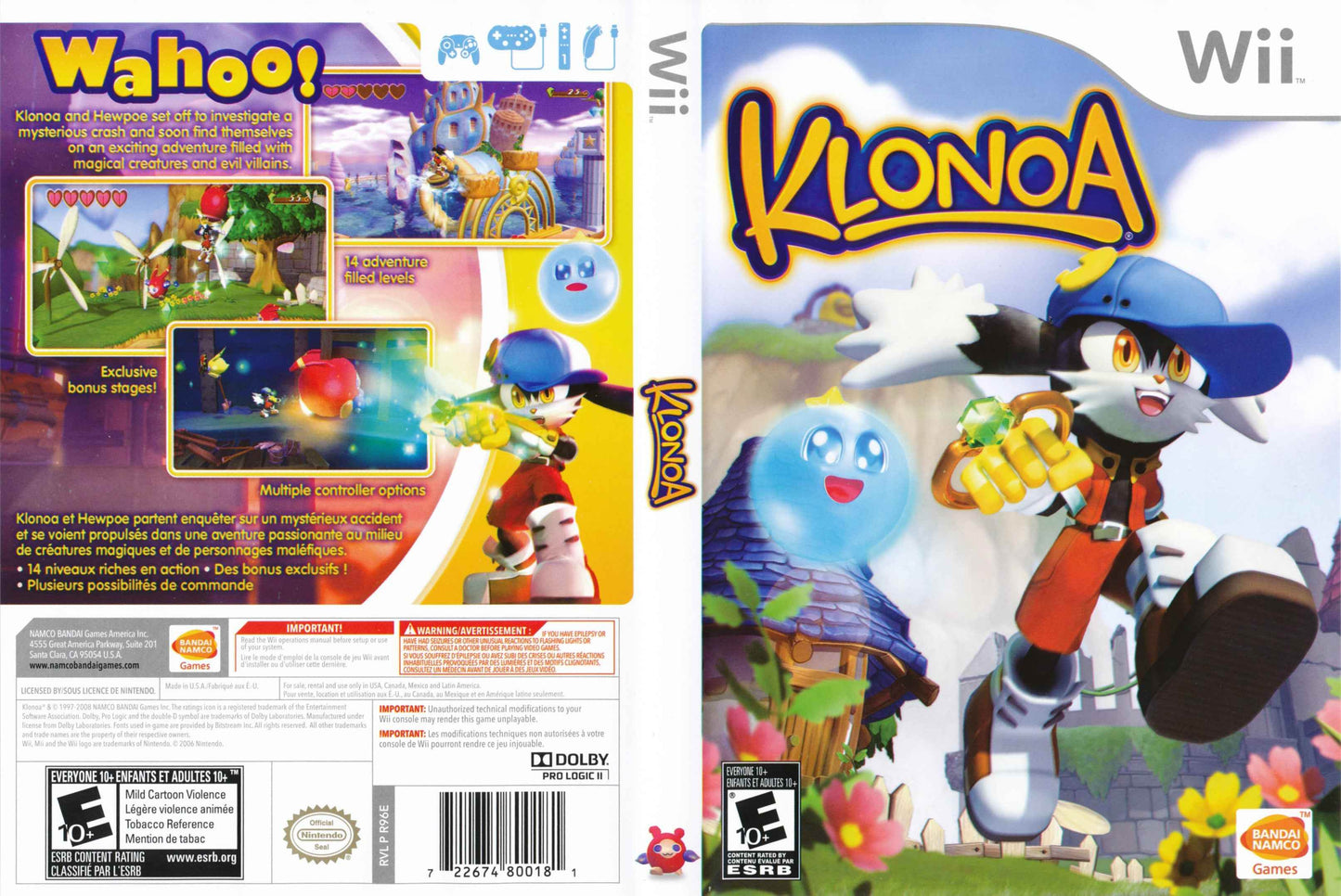 Klonoa Cover Art - WOI Solutions