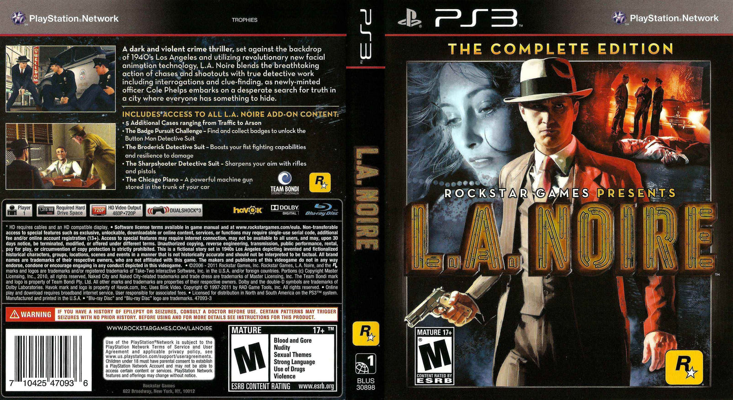 L.A. Noire Cover Art - WOI Solutions