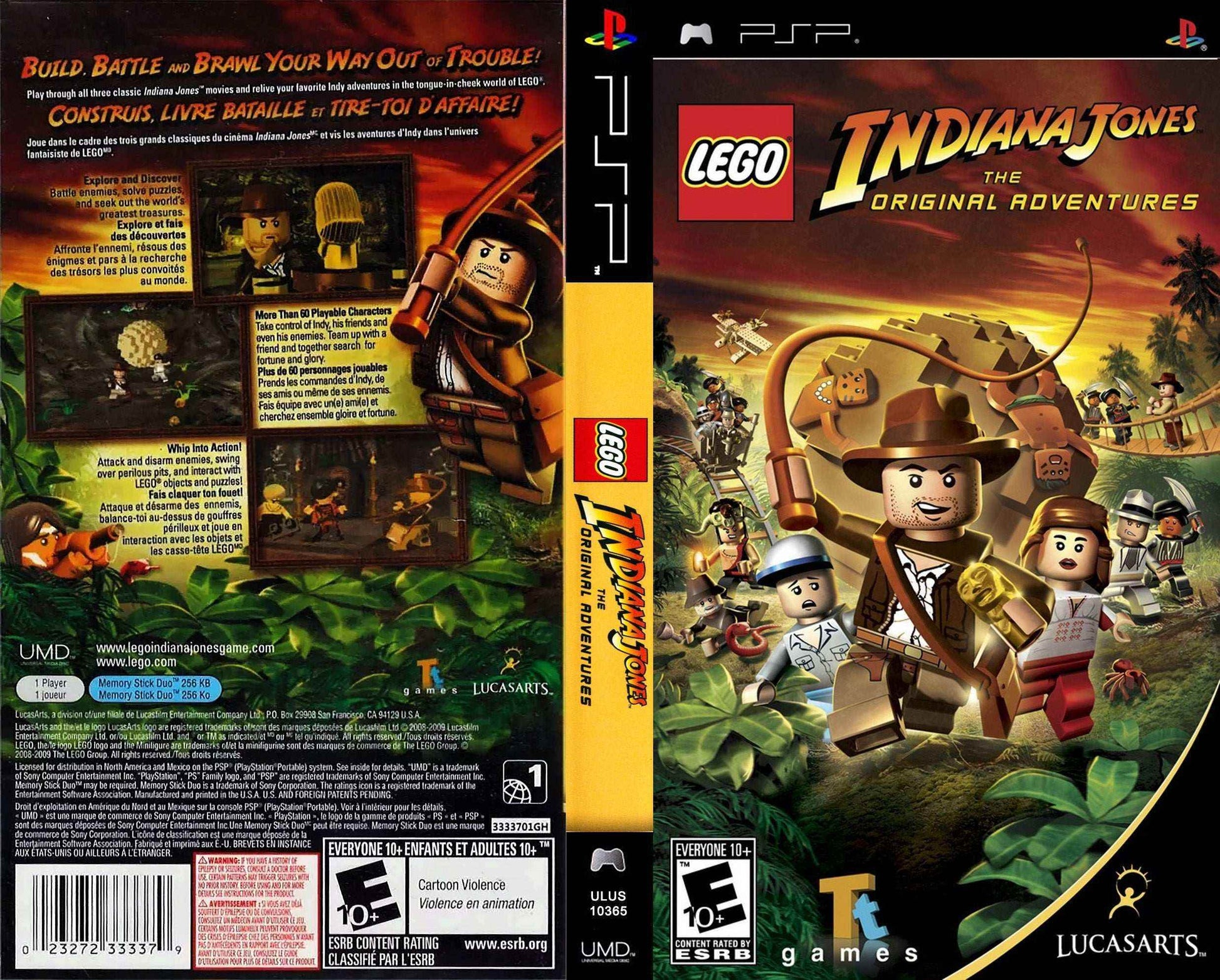 LEGO Indiana Jones The Original Adventures Cover Art - WOI Solutions