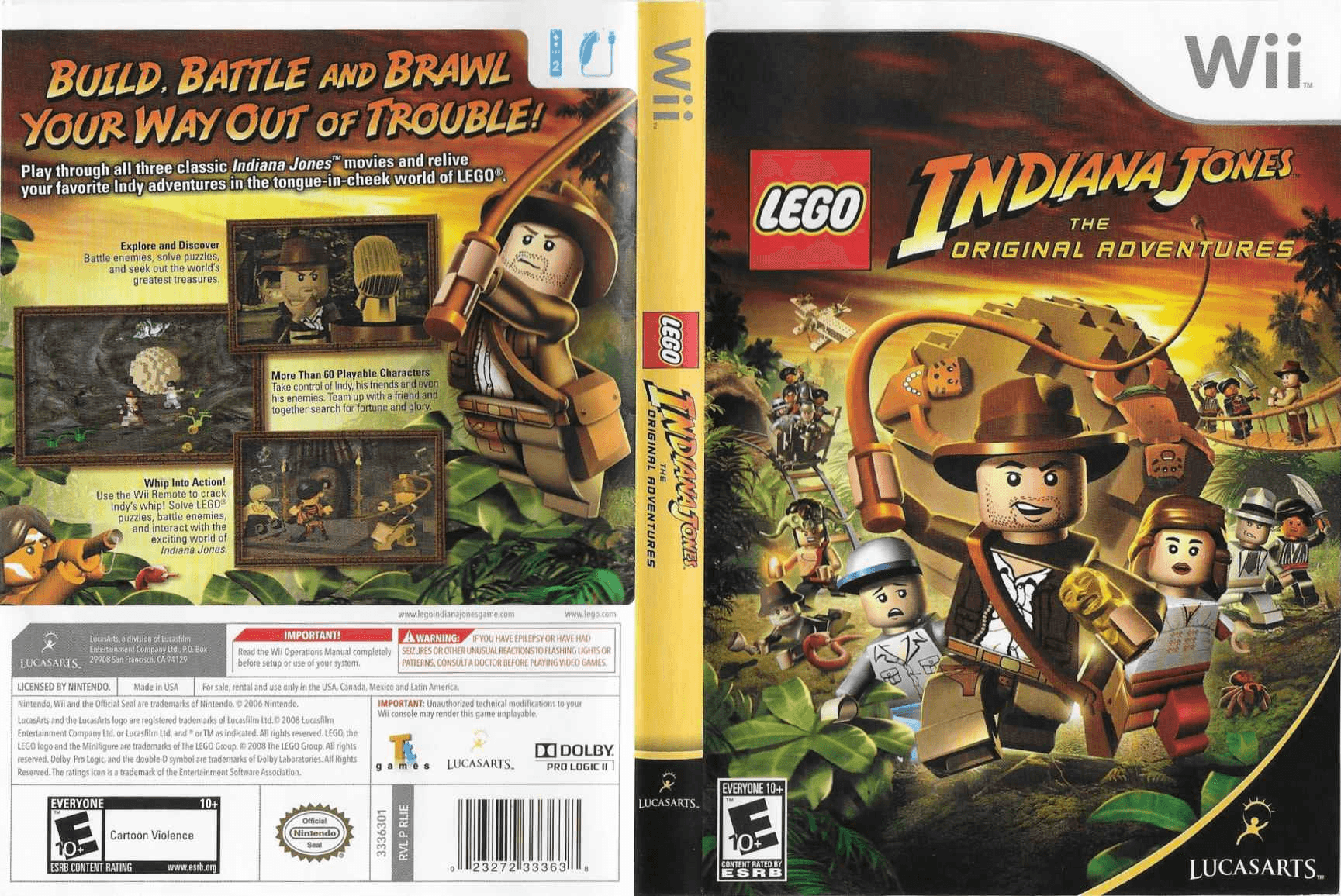 LEGO Indiana Jones The Original Adventures Cover Art - WOI Solutions