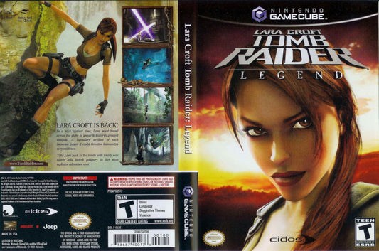 Lara Croft Tomb Raider Legend Cover Art - WOI Solutions
