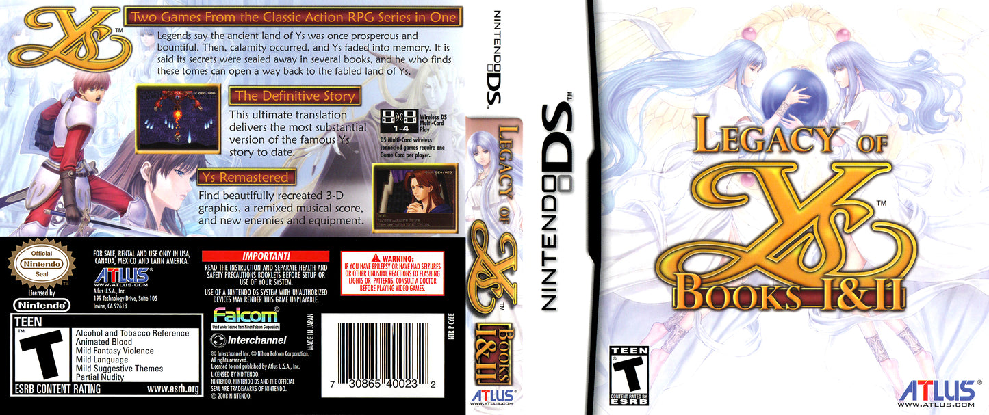 Legacy of Ys Books I & II