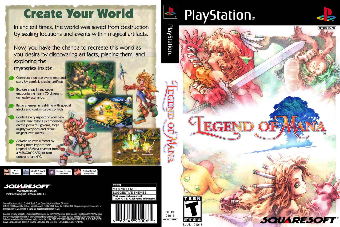 Legend of Mana Cover Art - WOI Solutions