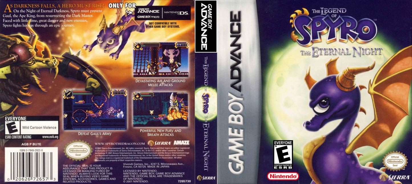 Legend of Spyro The Eternal Night Cover Art - WOI Solutions
