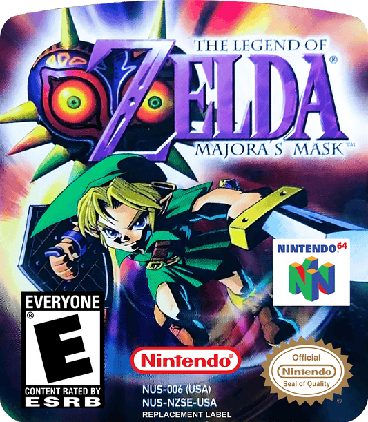 Legend of Zelda Majora's Mask Cover Art - WOI Solutions
