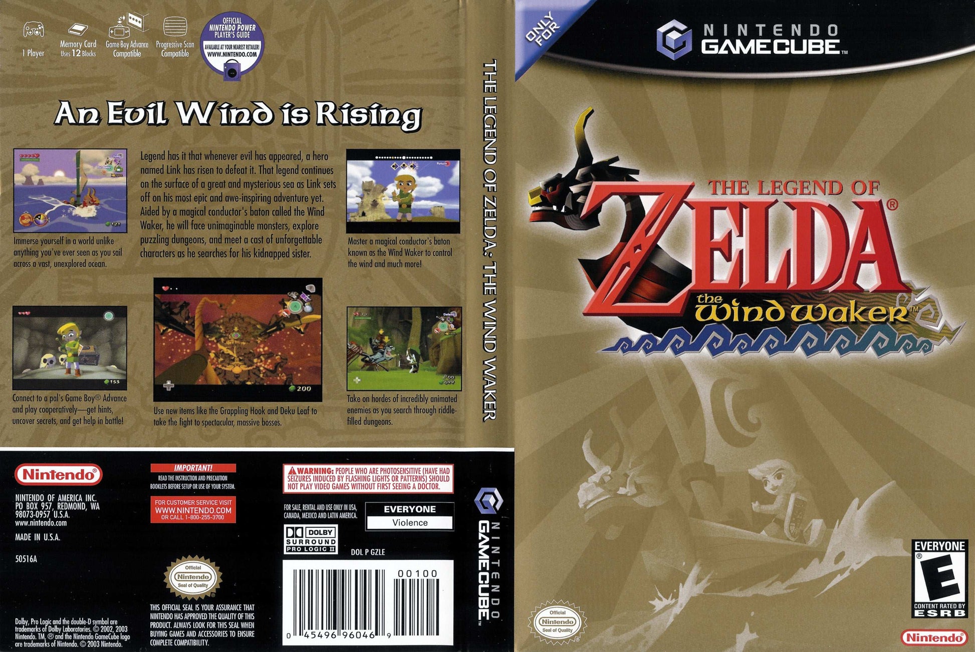 Legend of Zelda The Wind Waker, The