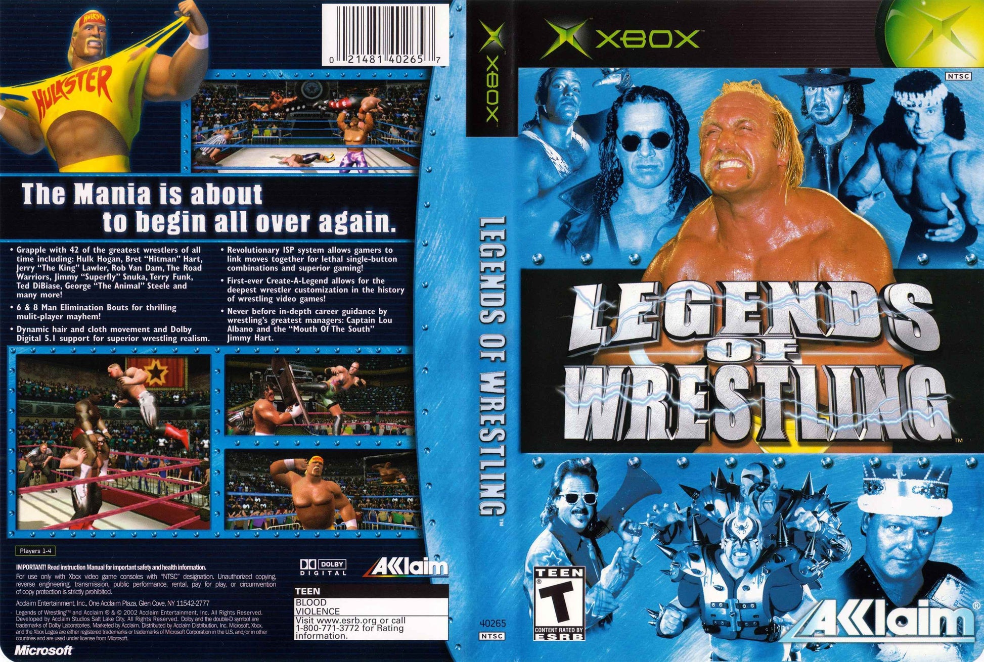 Legends of Wrestling Cover Art - WOI Solutions
