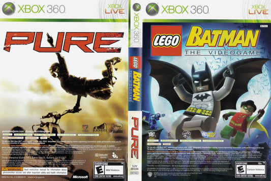 Lego Batman The Video Game & Pure Double Pack Cover Art - WOI Solutions