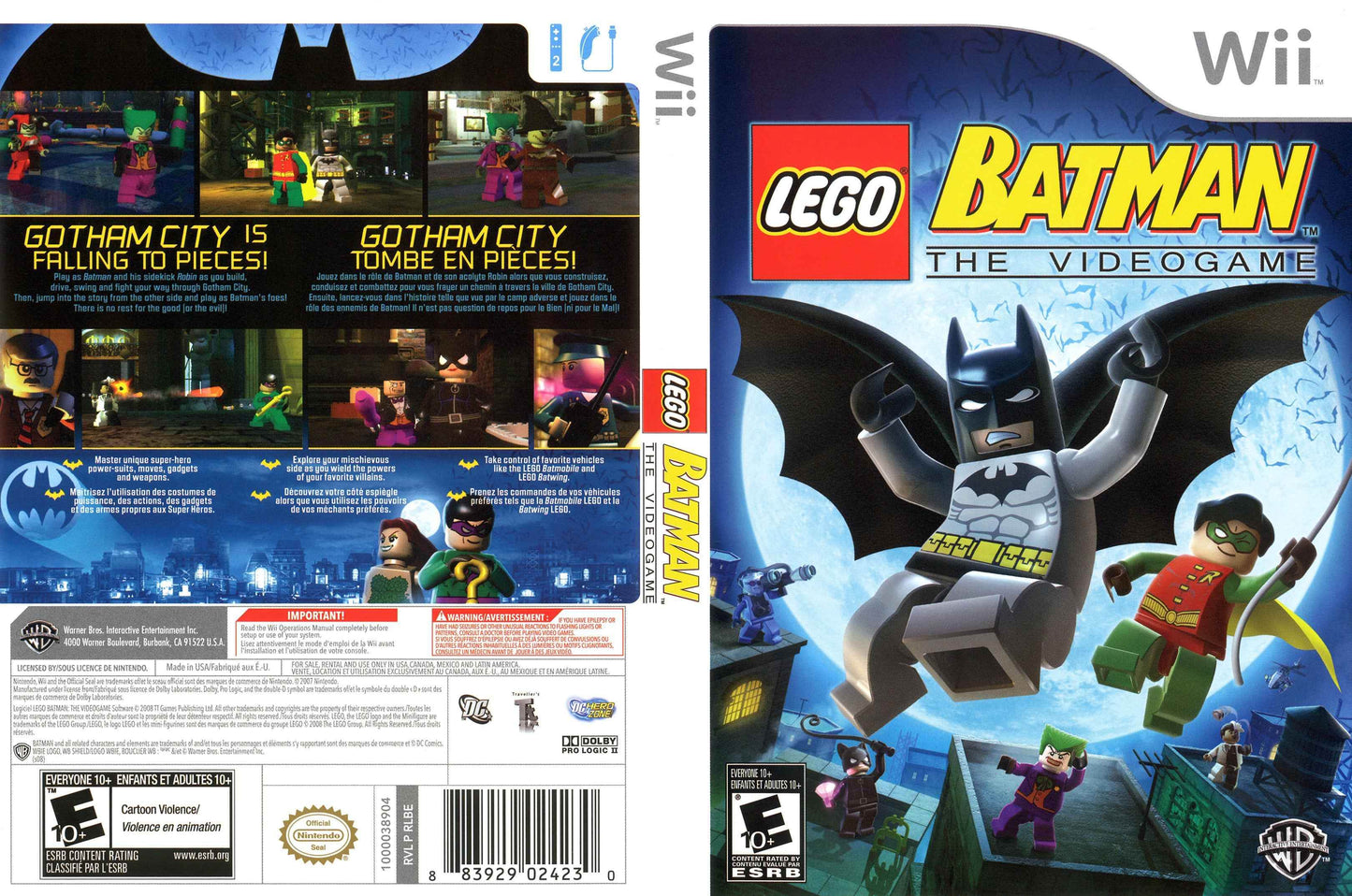 Lego Batman The Video Game Cover Art - WOI Solutions