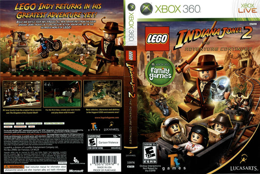Lego Indiana Jones 2 The Adventure Continues Cover Art - WOI Solutions