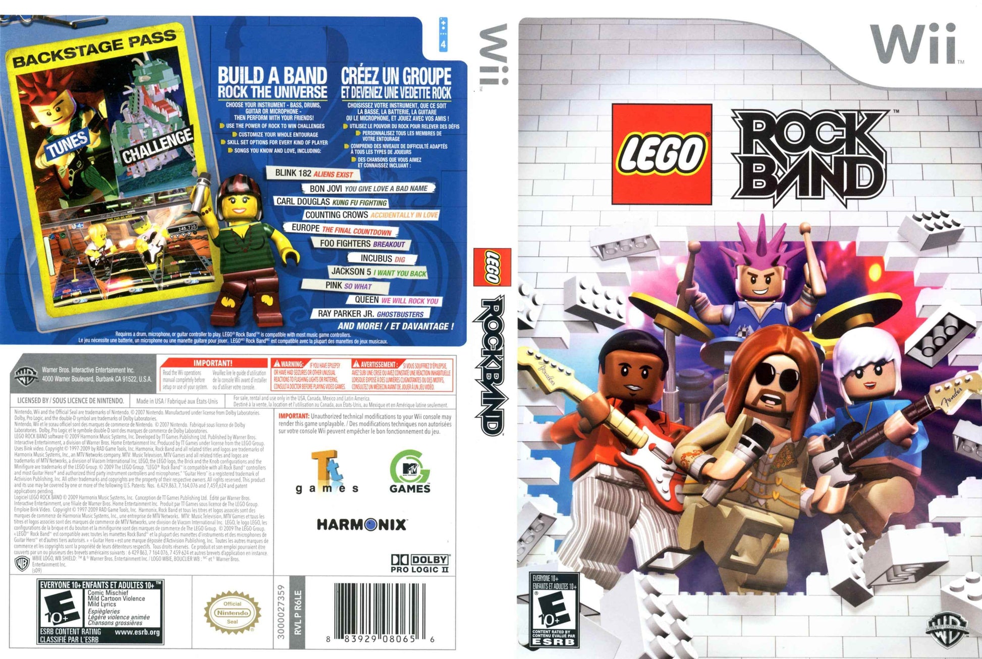 Lego Rock Band Cover Art - WOI Solutions