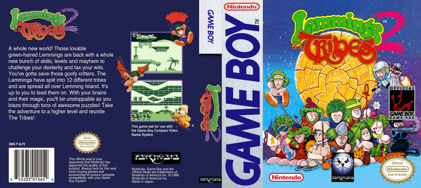 Lemmings 2 The Tribes Cover Art - WOI Solutions