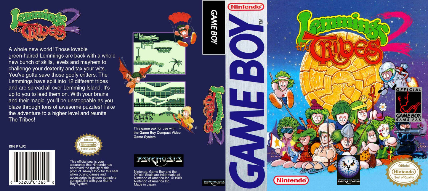 Lemmings 2 The Tribes Cover Art - WOI Solutions