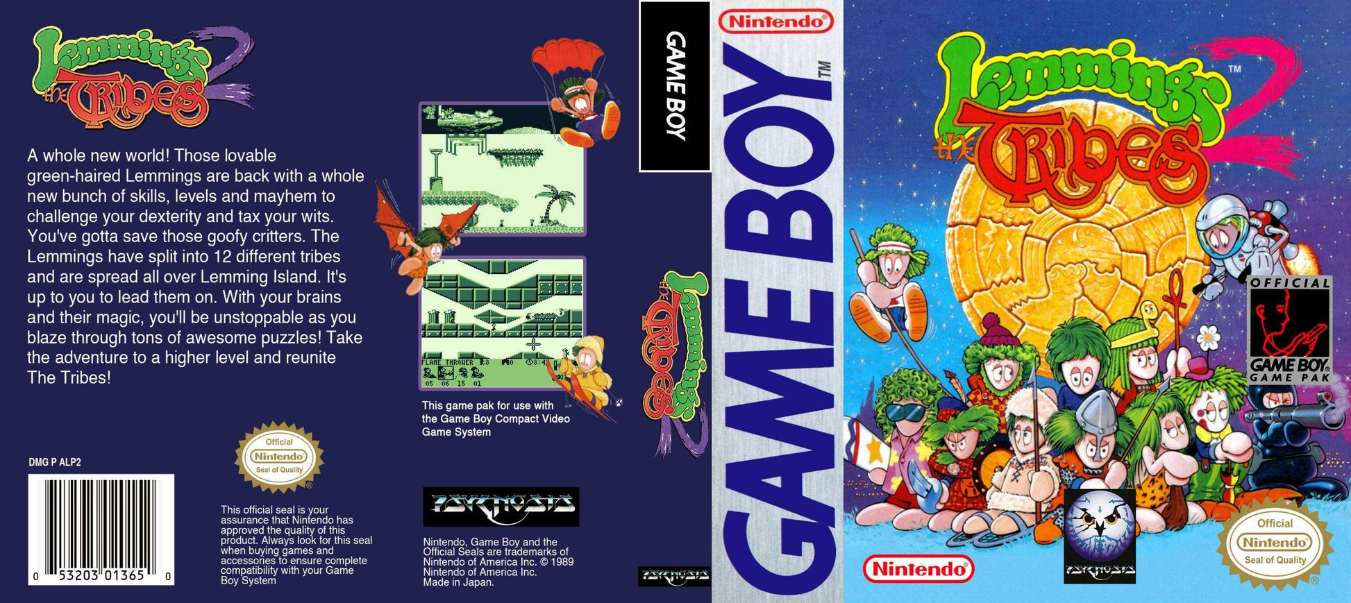 Lemmings 2 The Tribes Cover Art - WOI Solutions