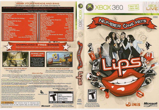 Lips Number One Hits Cover Art - WOI Solutions
