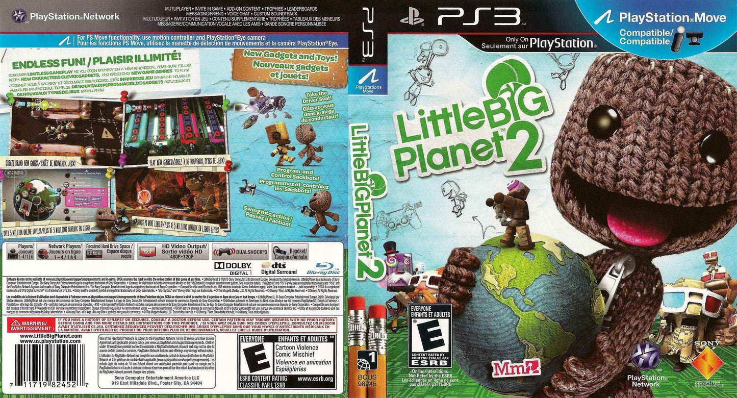 LittleBigPlanet 2 Cover Art - WOI Solutions