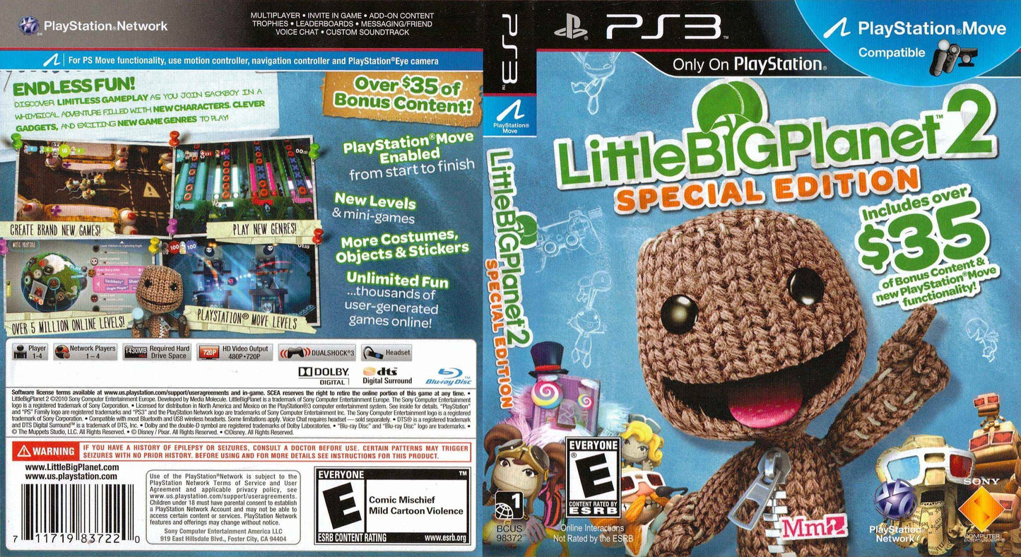 LittleBigPlanet 2 Cover Art - WOI Solutions