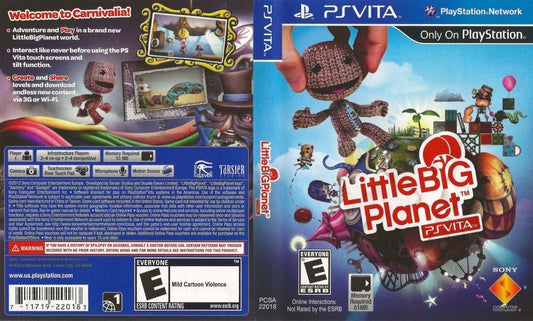 LittleBigPlanet PS Vita Cover Art - WOI Solutions