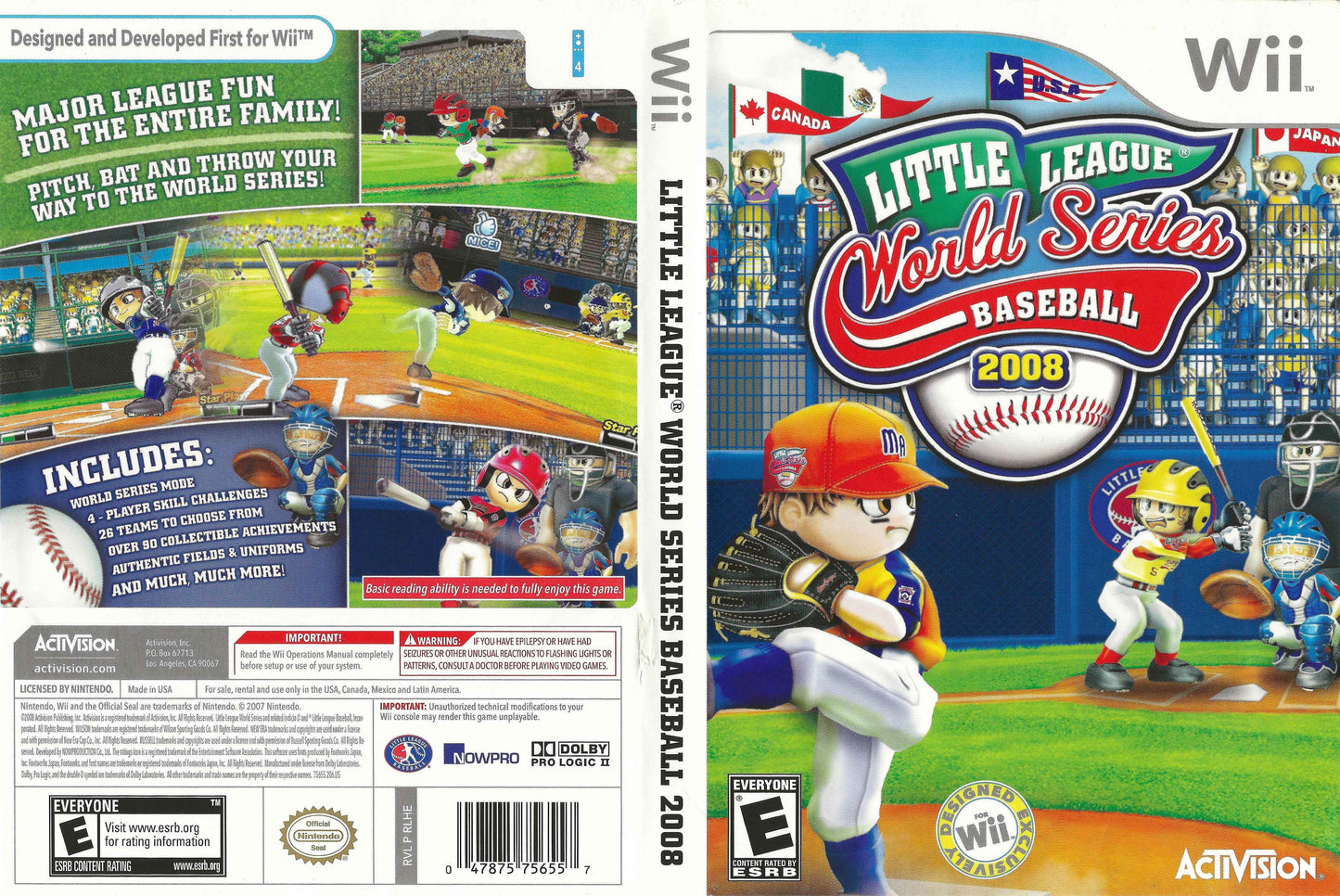 Little League World Series Baseball 2008 Cover Art - WOI Solutions