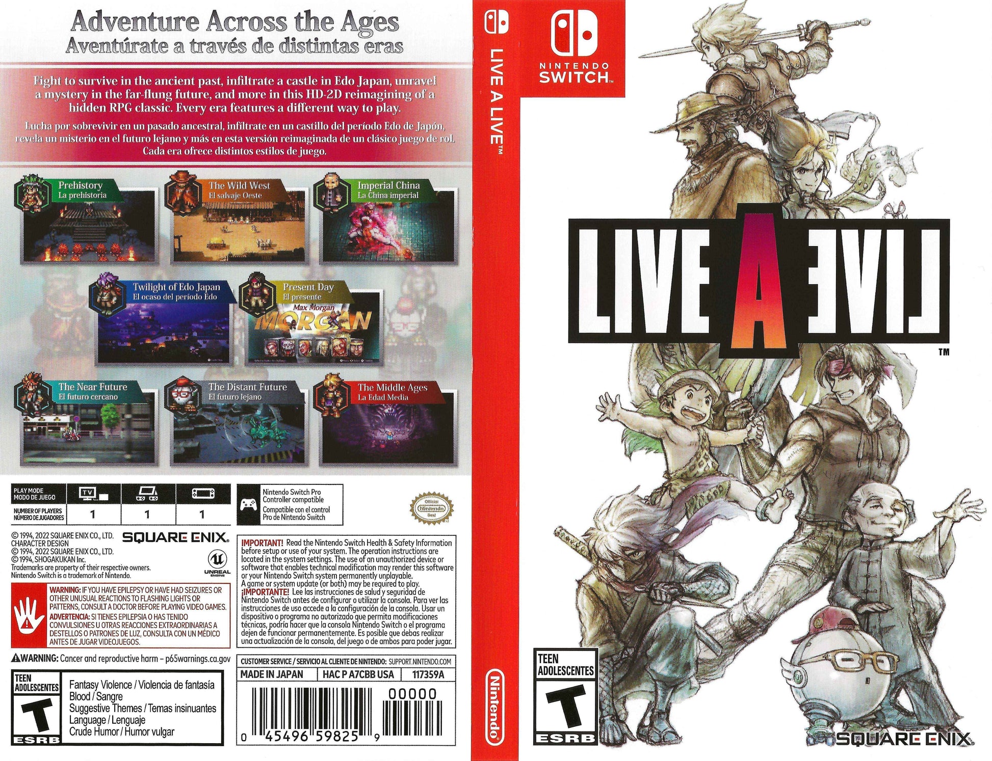 Live A Live Cover Art - WOI Solutions