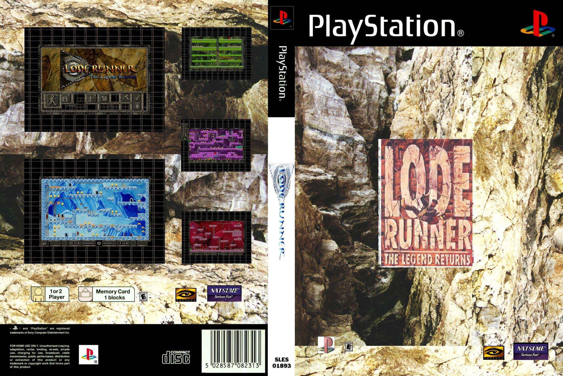 Lode Runner The Legend Returns Cover Art - WOI Solutions