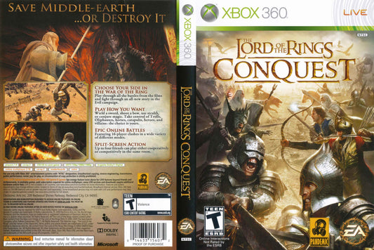 Lord of the Rings Conquest, The Cover Art - WOI Solutions