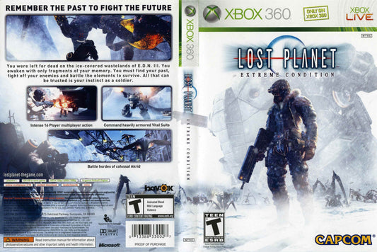 Lost Planet Extreme Condition Cover Art - WOI Solutions