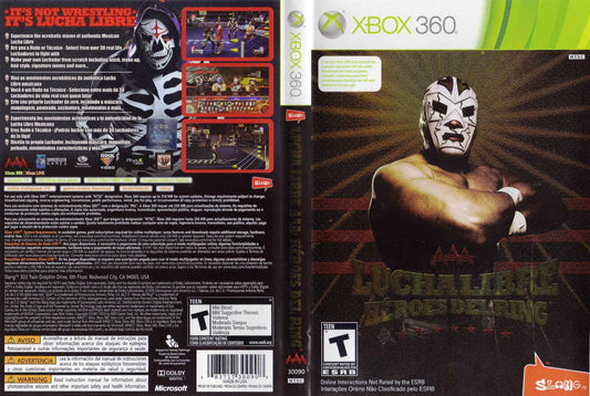 Lucha Libre AAA 2010 Heroes del Ring Cover Art - WOI Solutions