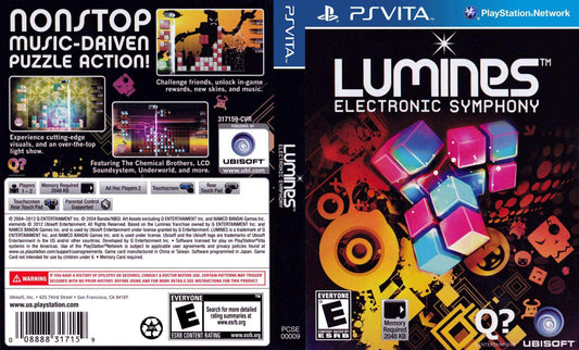 Lumines Electronic Symphony Cover Art - WOI Solutions